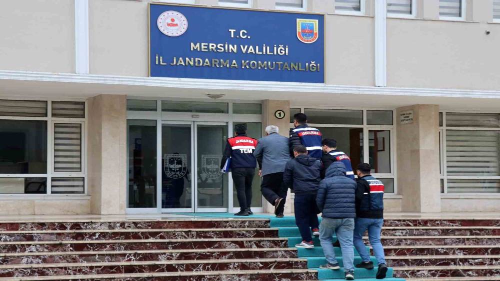 Mersin’deki PKK ve DEAŞ operasyonu: 4 tutuklama
